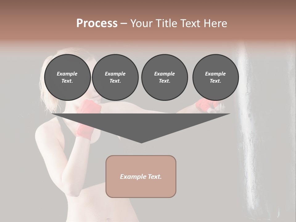 Kick Box Strong  PowerPoint Template