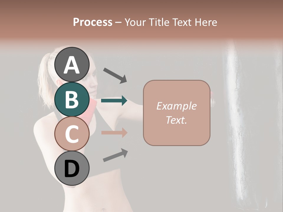 Kick Box Strong  PowerPoint Template