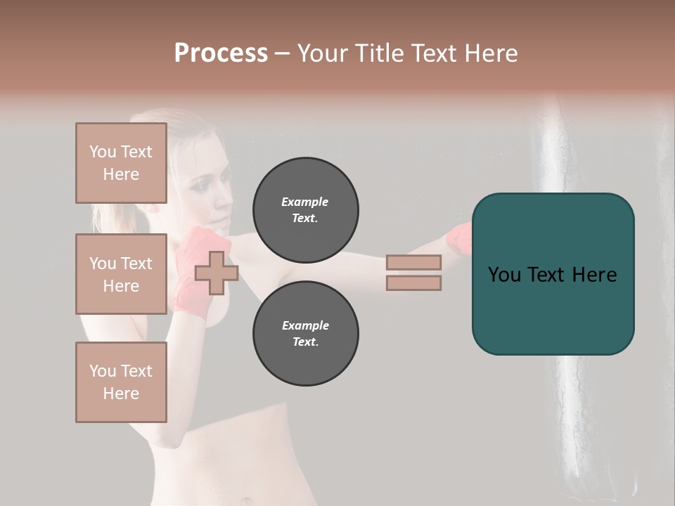 Kick Box Strong  PowerPoint Template