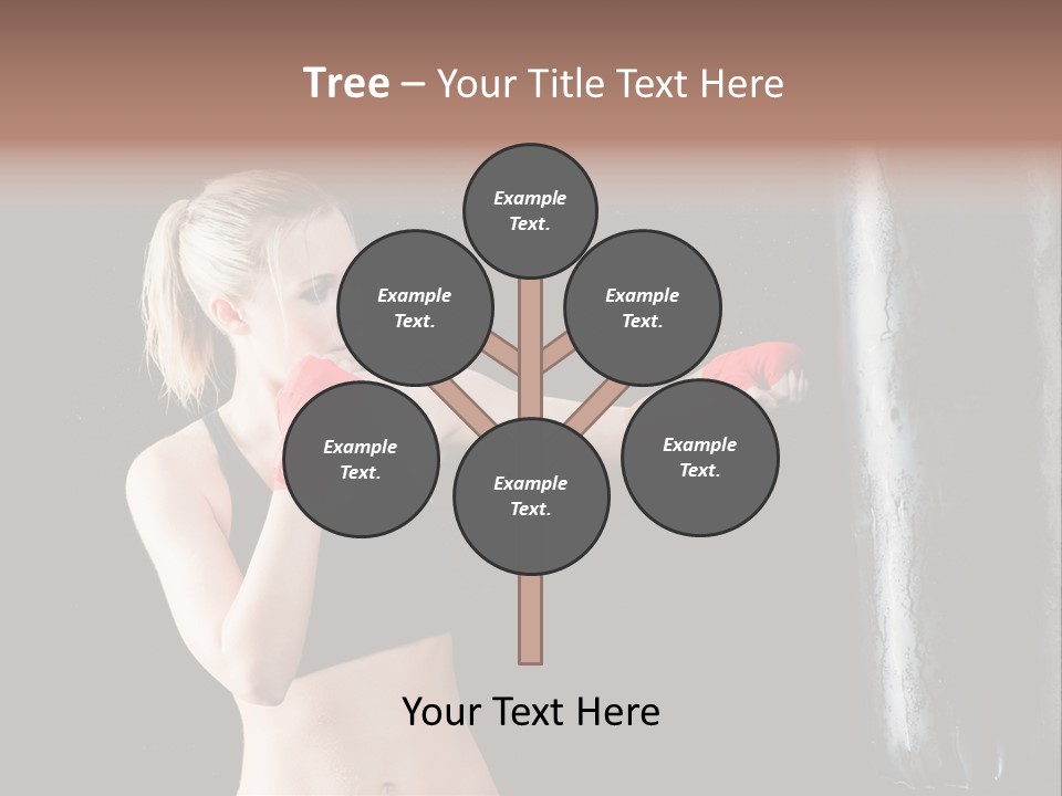 Kick Box Strong  PowerPoint Template