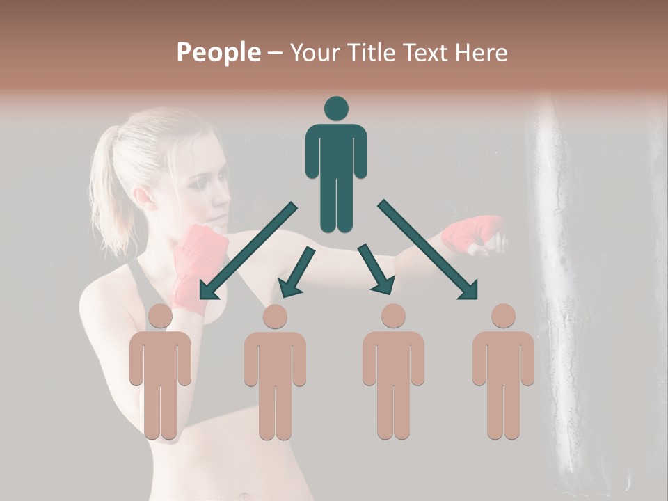 Kick Box Strong  PowerPoint Template