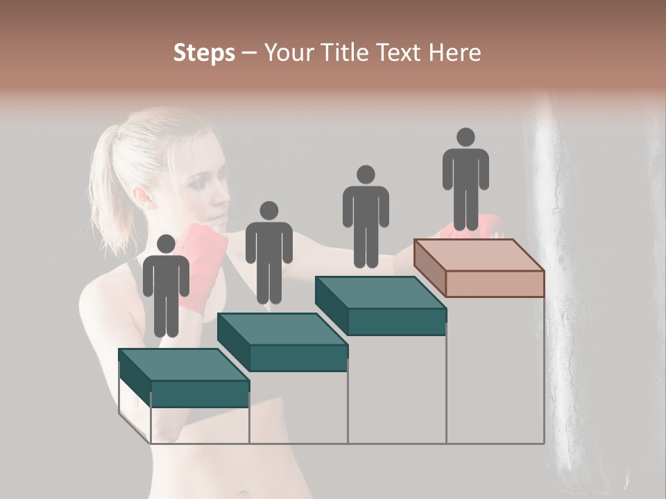 Kick Box Strong  PowerPoint Template