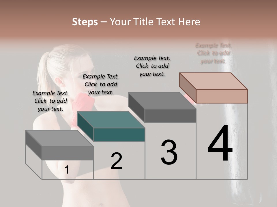 Kick Box Strong  PowerPoint Template