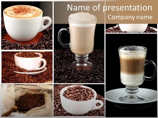 Film Espresso Foam PowerPoint Template