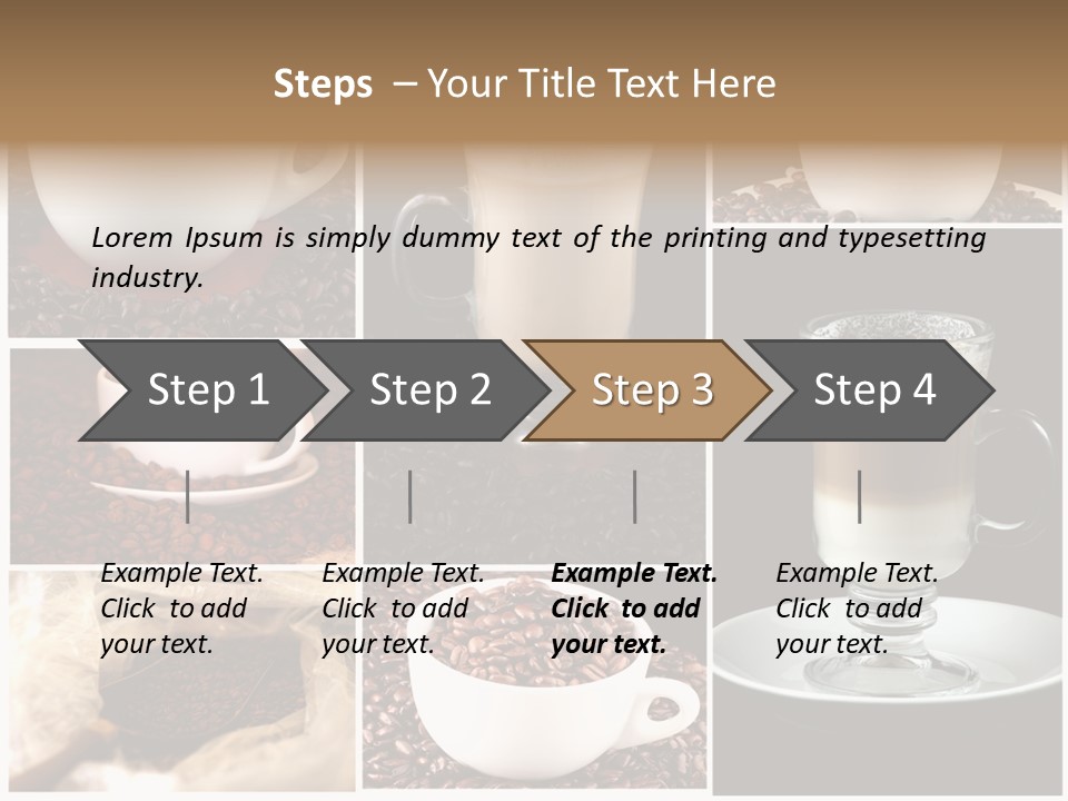 Film Espresso Foam PowerPoint Template