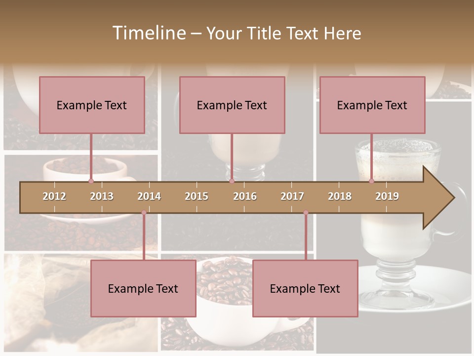 Film Espresso Foam PowerPoint Template