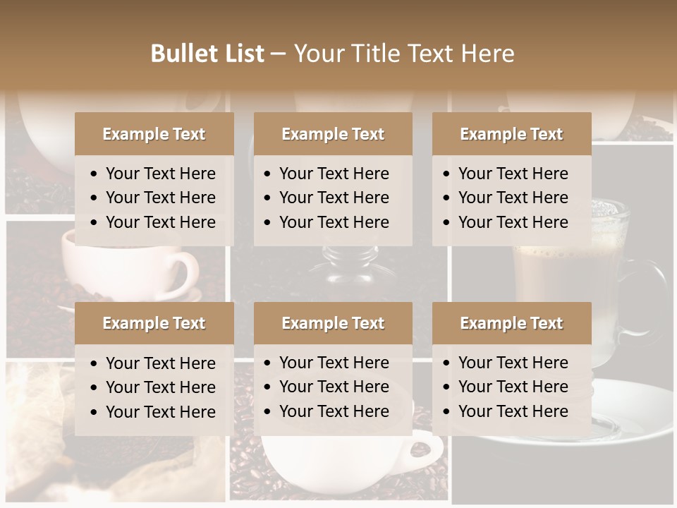 Film Espresso Foam PowerPoint Template