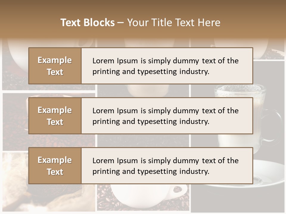 Film Espresso Foam PowerPoint Template