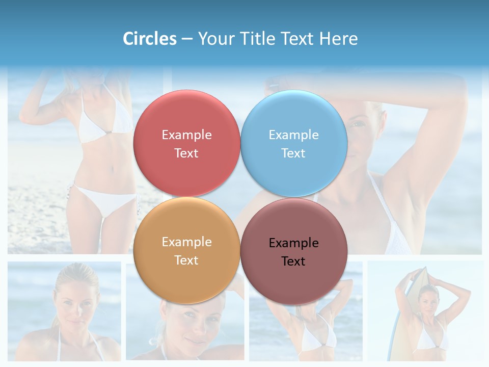 Erotic Ball Body PowerPoint Template