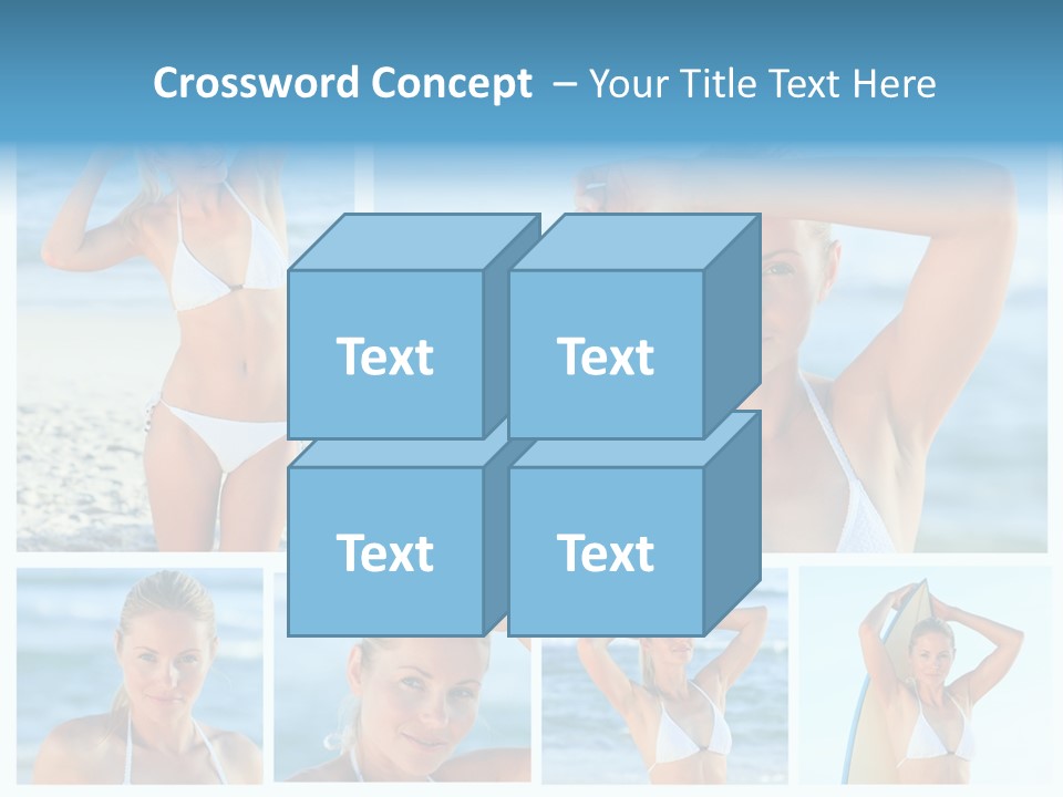 Erotic Ball Body PowerPoint Template