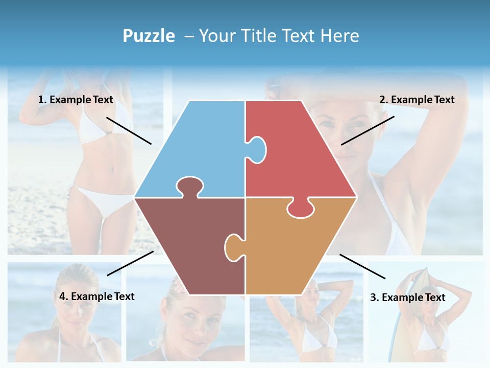 Erotic Ball Body PowerPoint Template