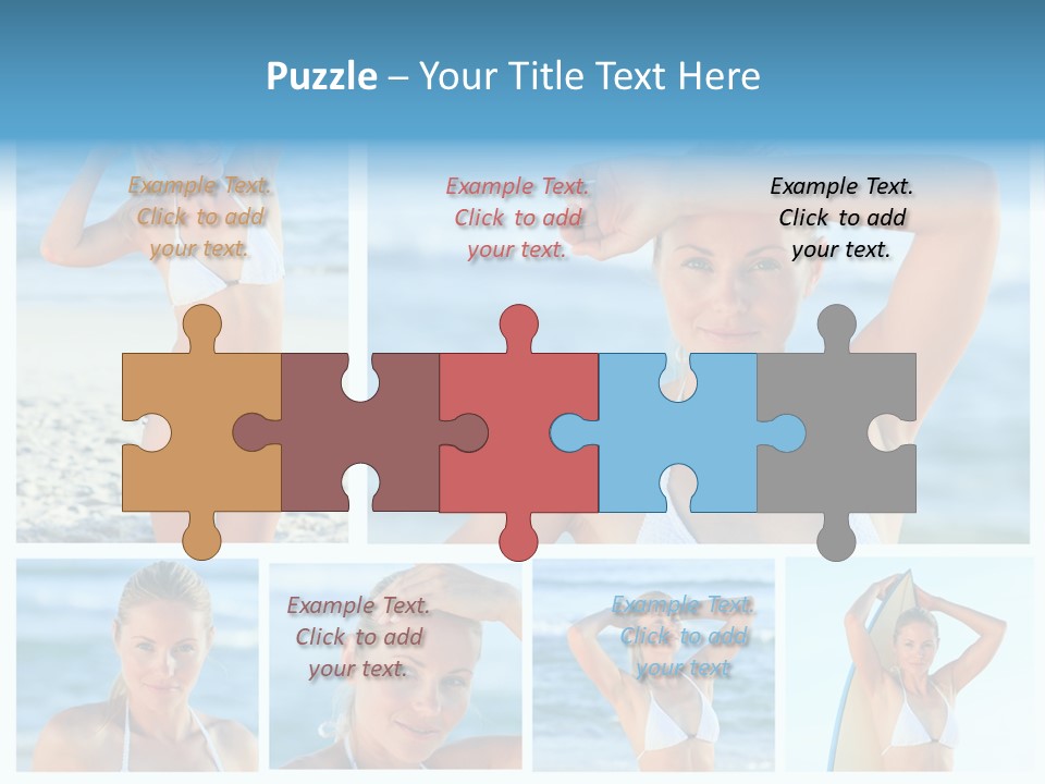 Erotic Ball Body PowerPoint Template