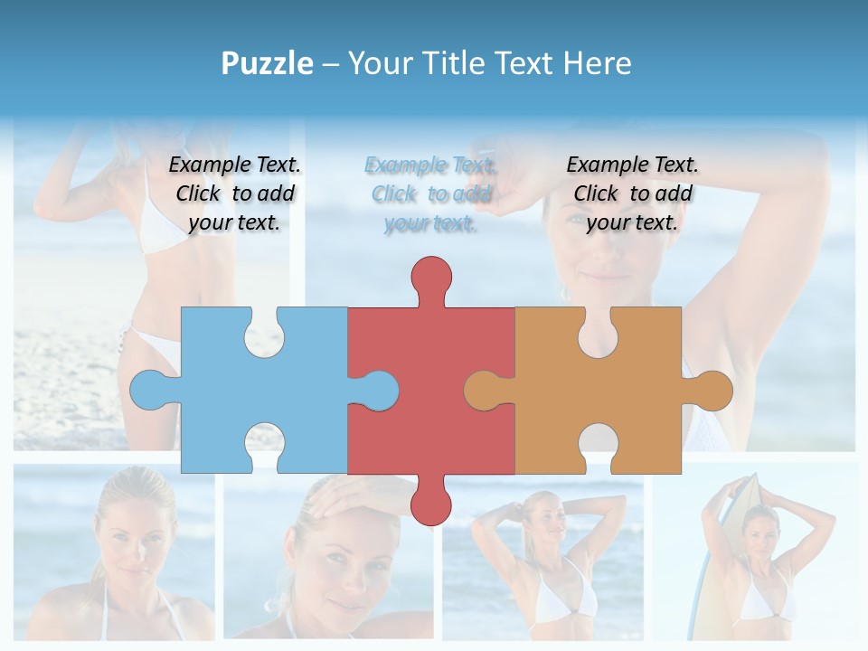 Erotic Ball Body PowerPoint Template