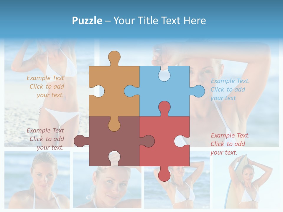 Erotic Ball Body PowerPoint Template