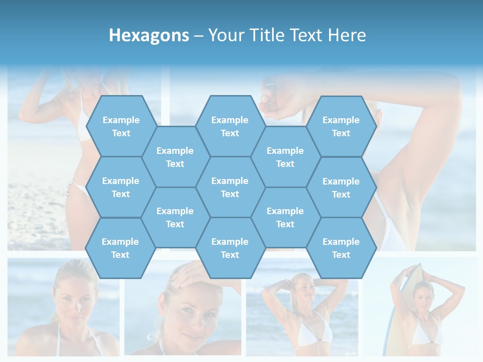 Erotic Ball Body PowerPoint Template