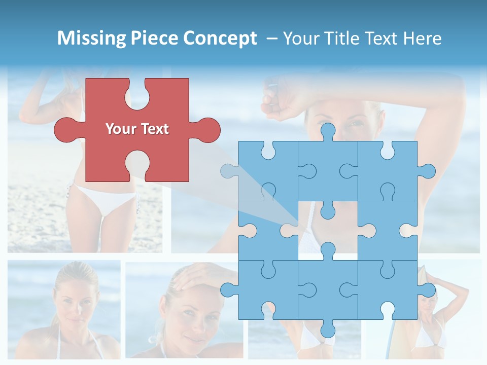 Erotic Ball Body PowerPoint Template