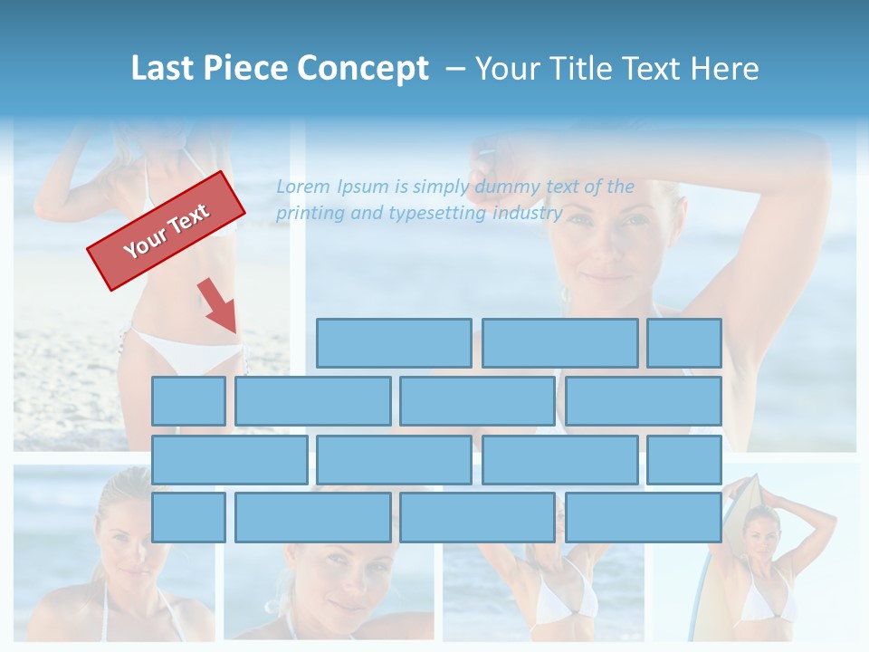 Erotic Ball Body PowerPoint Template