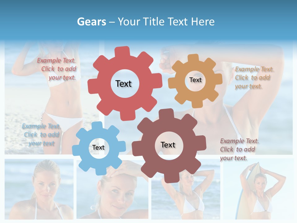 Erotic Ball Body PowerPoint Template