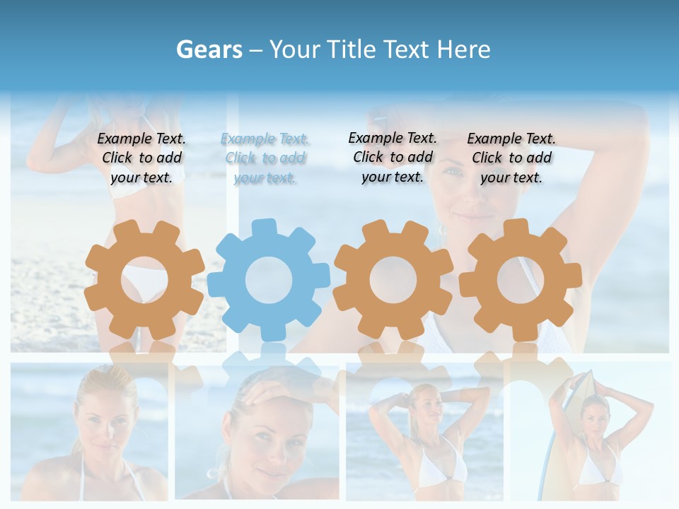 Erotic Ball Body PowerPoint Template