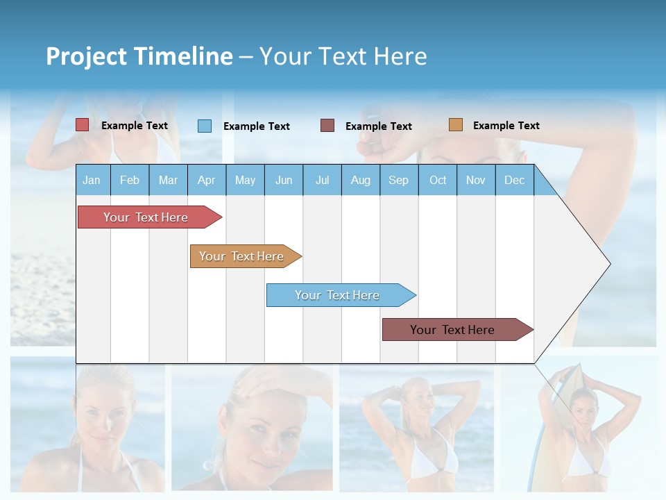 Erotic Ball Body PowerPoint Template