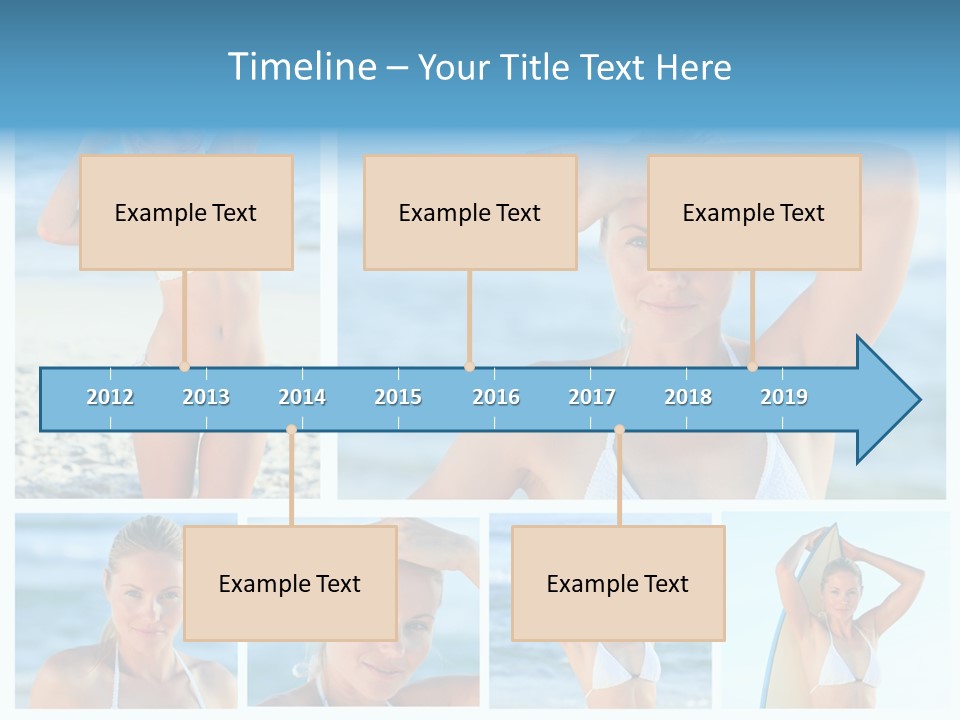 Erotic Ball Body PowerPoint Template