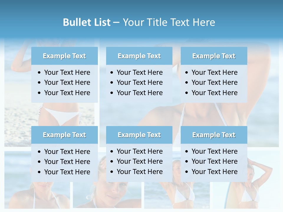 Erotic Ball Body PowerPoint Template