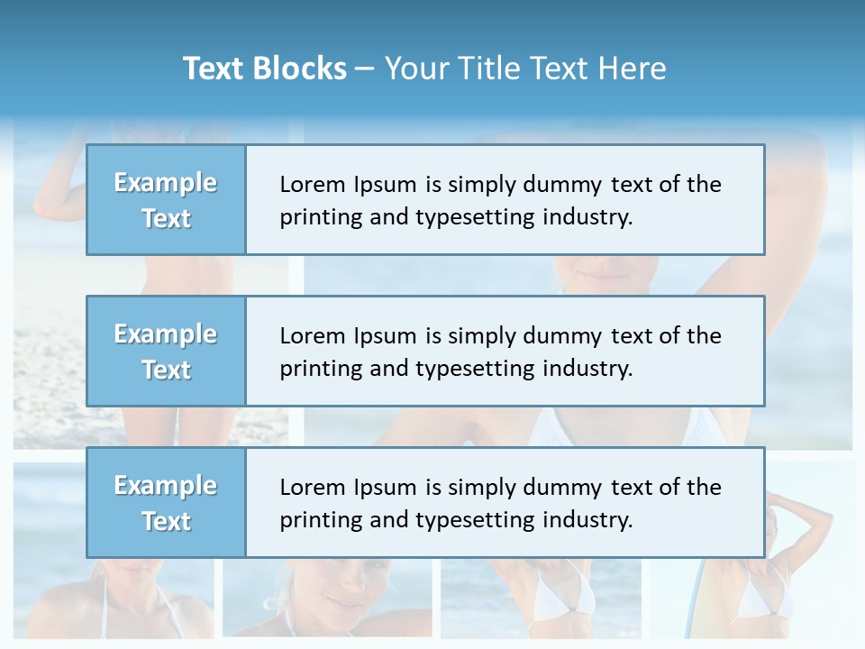 Erotic Ball Body PowerPoint Template