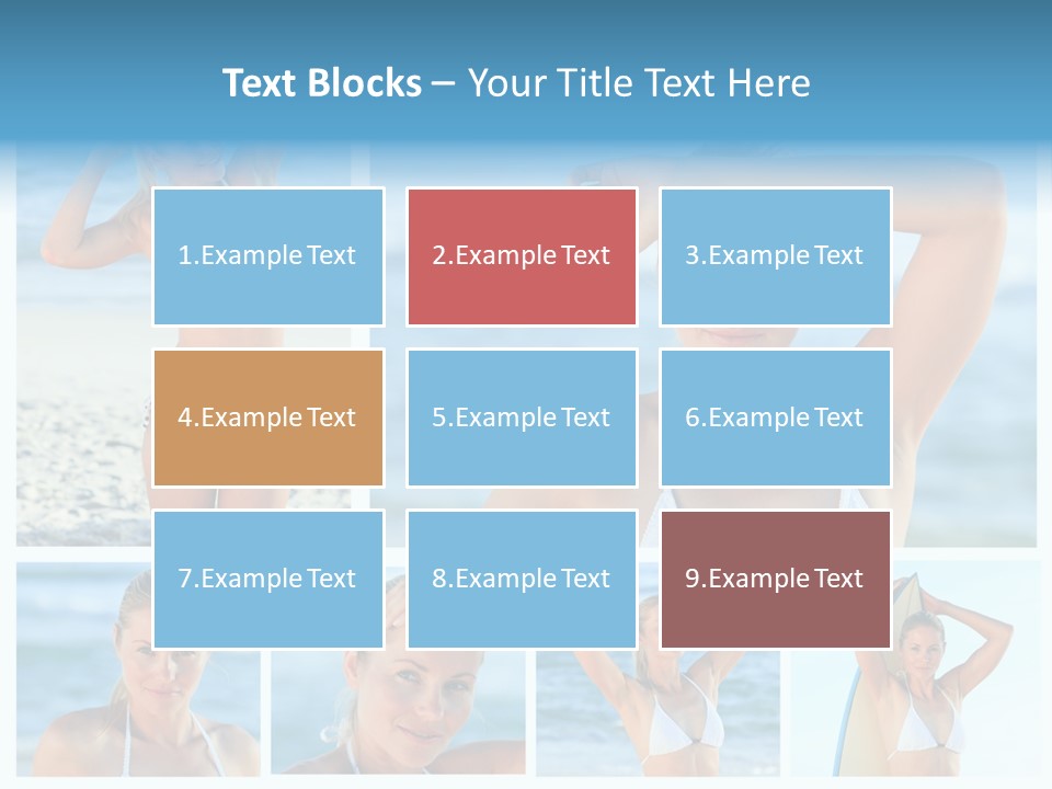 Erotic Ball Body PowerPoint Template