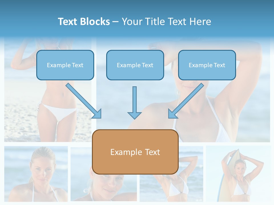 Erotic Ball Body PowerPoint Template