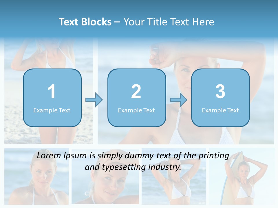 Erotic Ball Body PowerPoint Template