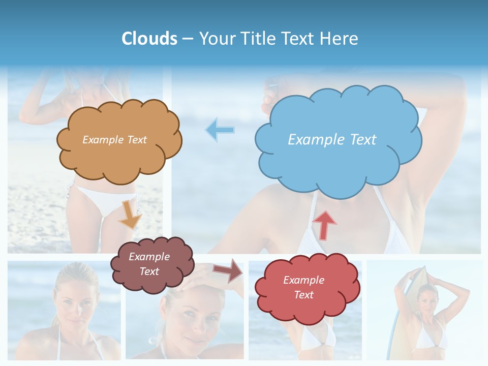 Erotic Ball Body PowerPoint Template