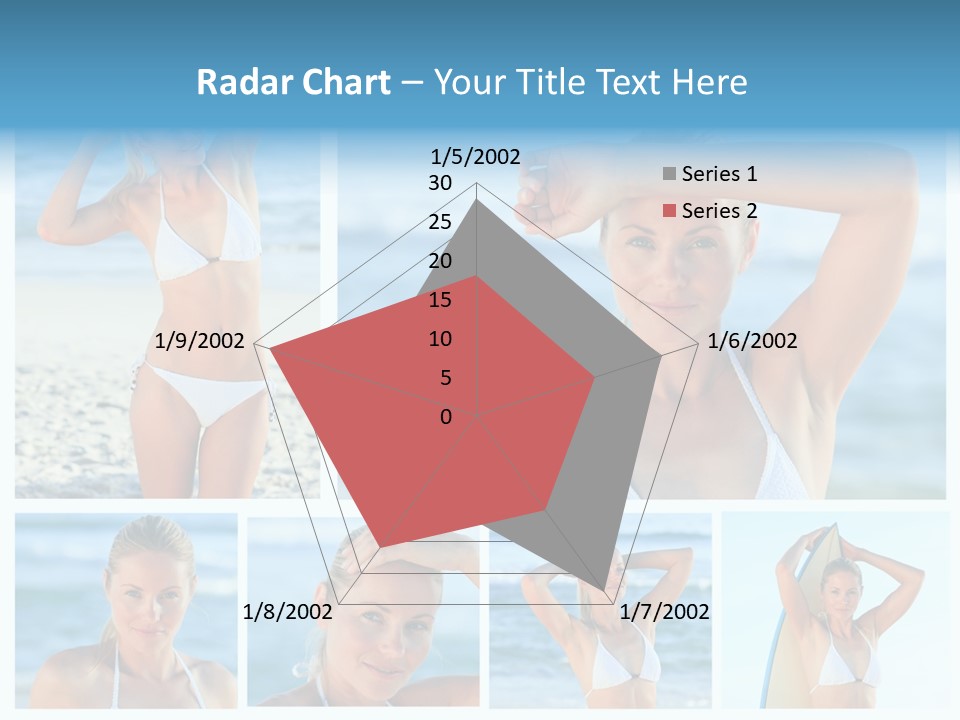 Erotic Ball Body PowerPoint Template