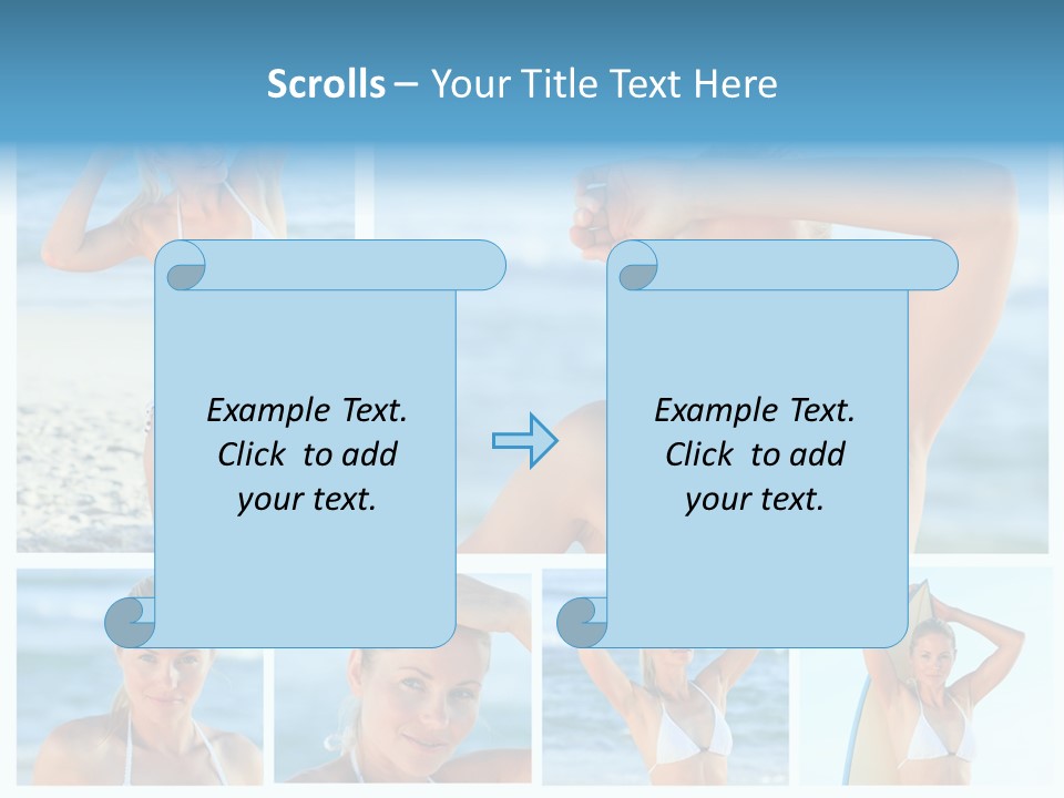 Erotic Ball Body PowerPoint Template