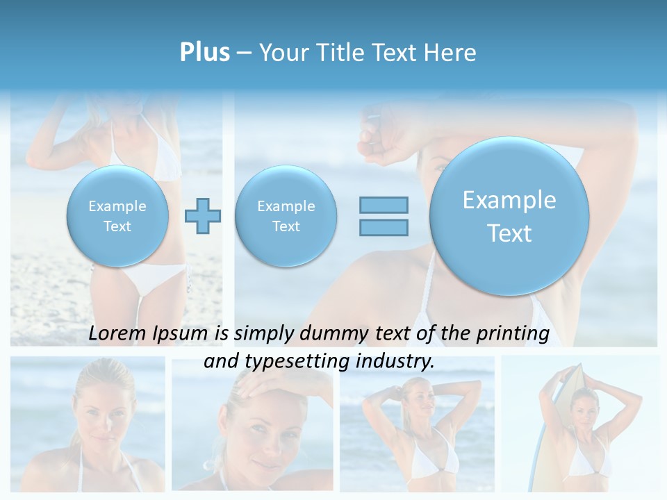 Erotic Ball Body PowerPoint Template