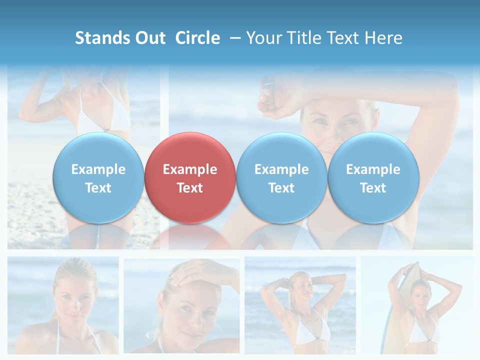 Erotic Ball Body PowerPoint Template