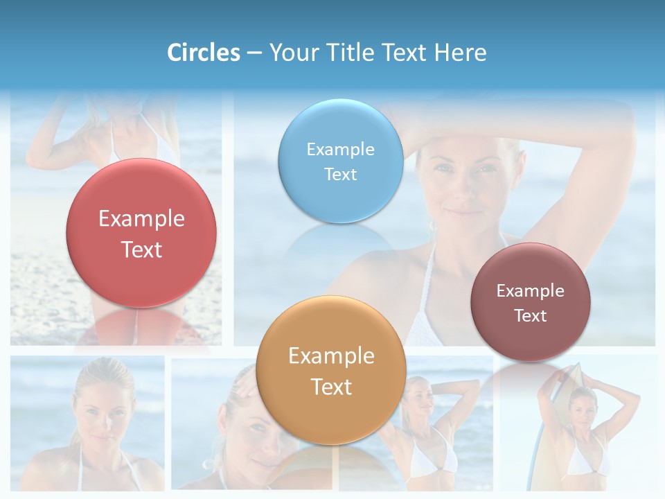 Erotic Ball Body PowerPoint Template