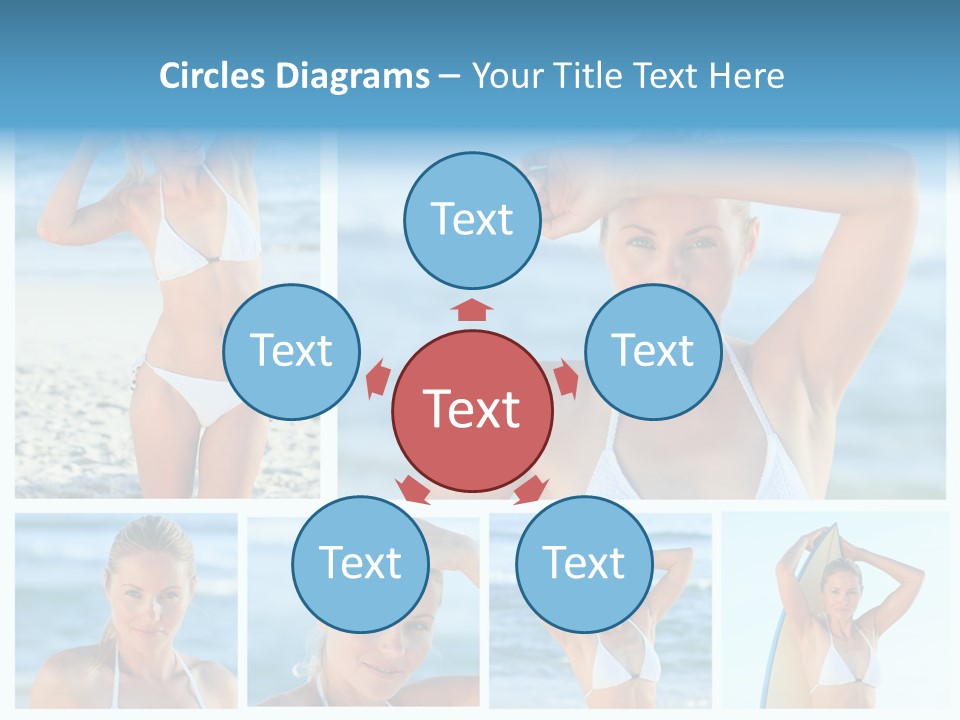 Erotic Ball Body PowerPoint Template