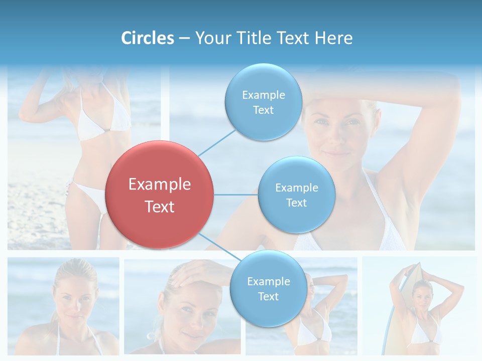 Erotic Ball Body PowerPoint Template