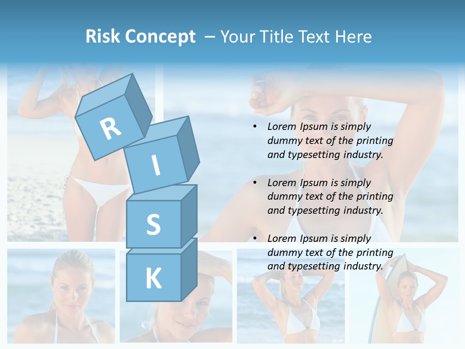 Erotic Ball Body PowerPoint Template