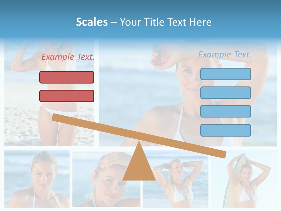 Erotic Ball Body PowerPoint Template