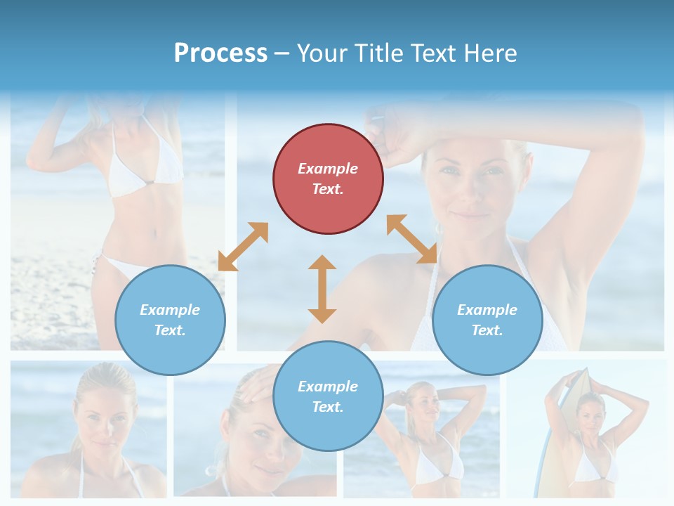 Erotic Ball Body PowerPoint Template