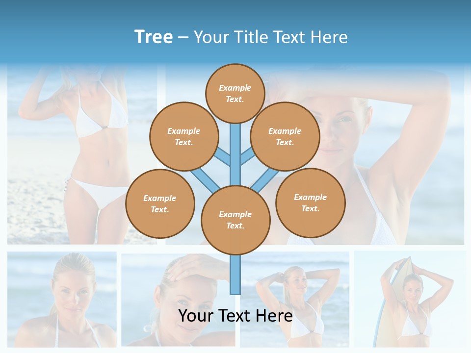 Erotic Ball Body PowerPoint Template