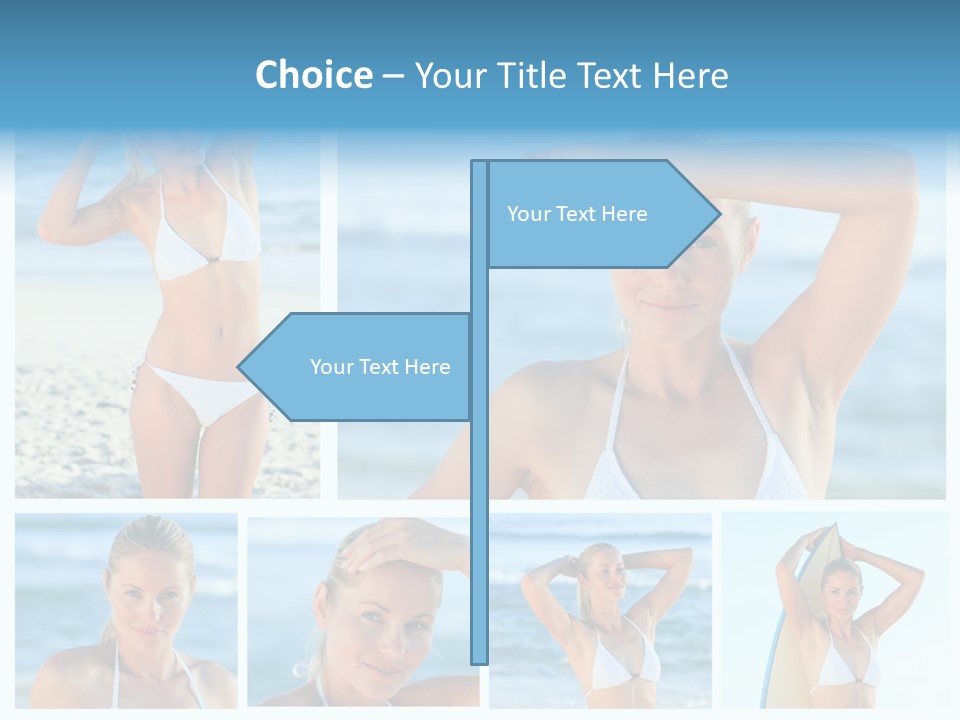 Erotic Ball Body PowerPoint Template