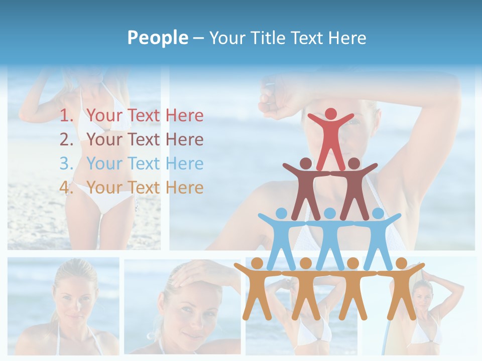 Erotic Ball Body PowerPoint Template