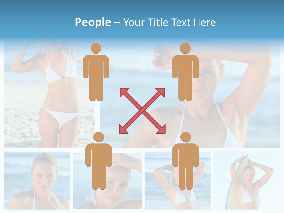 Erotic Ball Body PowerPoint Template