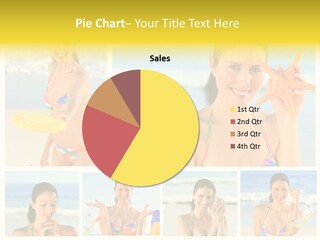 Lingerie Ocean Body PowerPoint Template