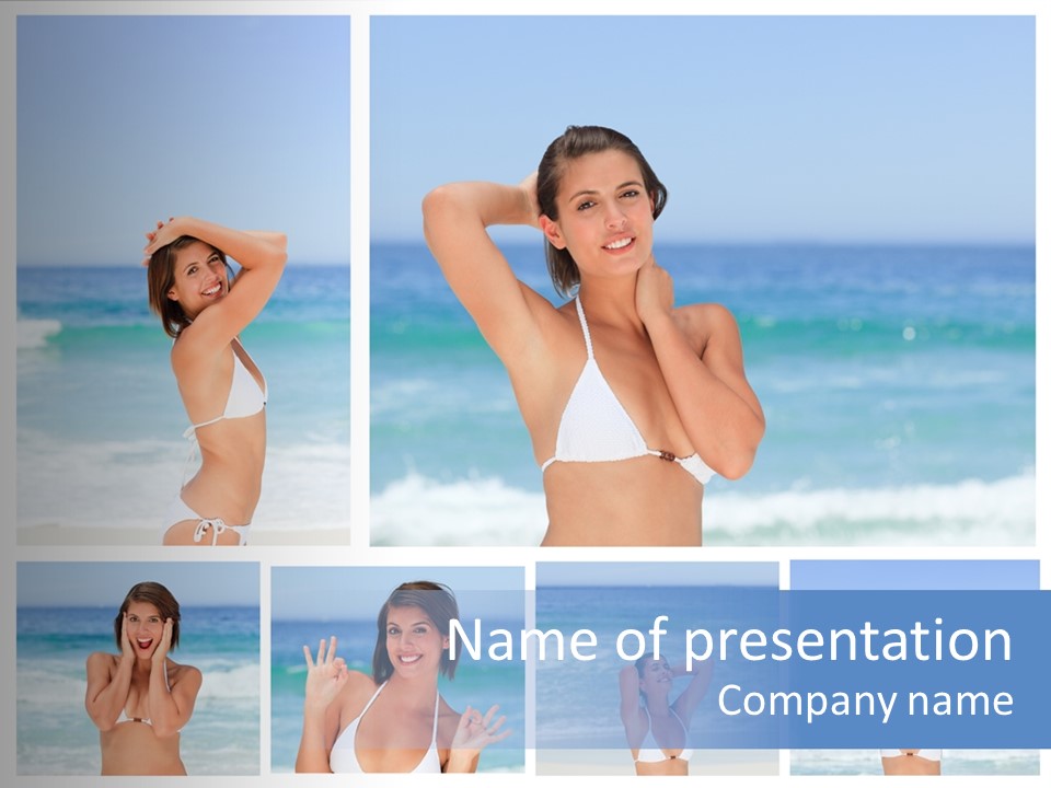 Glamour Composition Sun PowerPoint Template