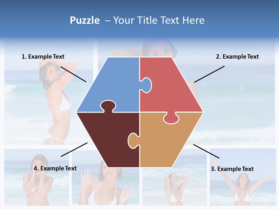 Glamour Composition Sun PowerPoint Template