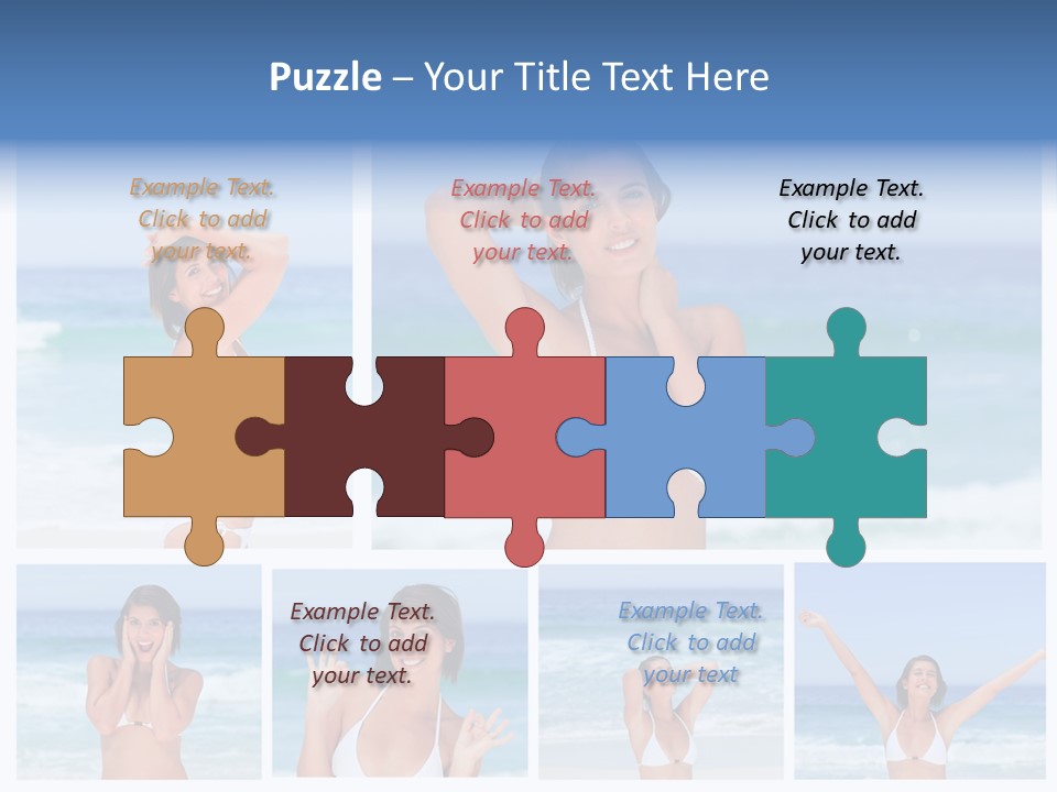 Glamour Composition Sun PowerPoint Template