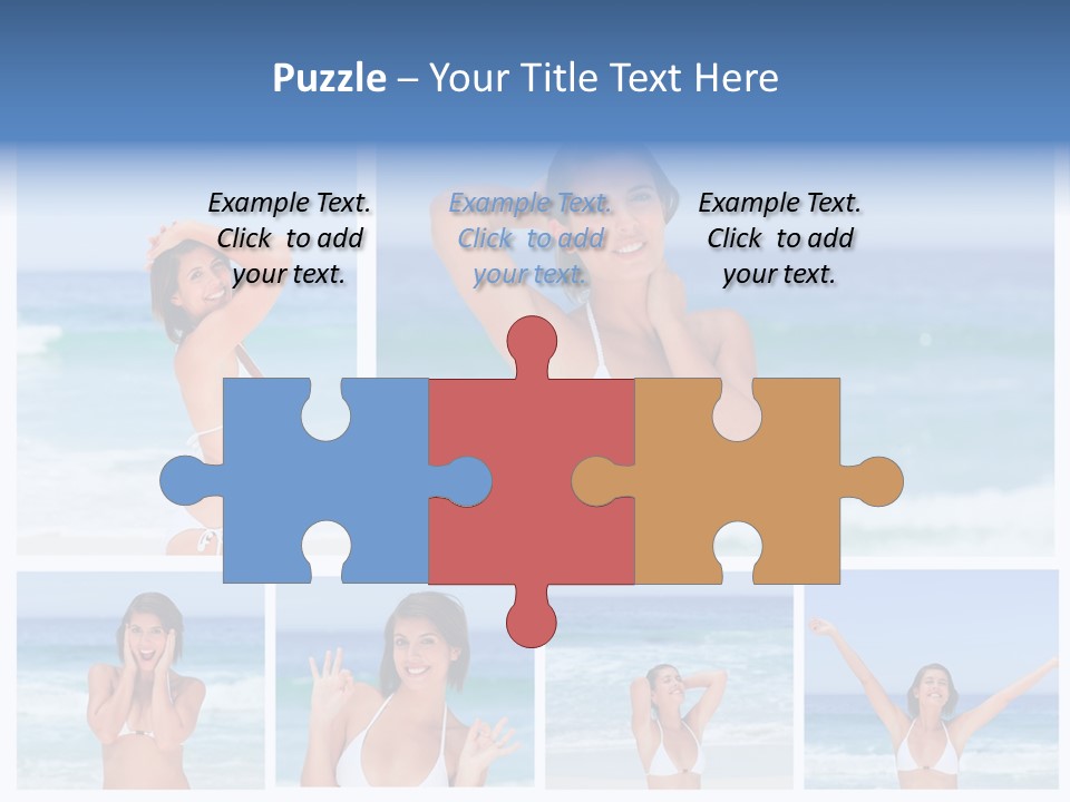 Glamour Composition Sun PowerPoint Template